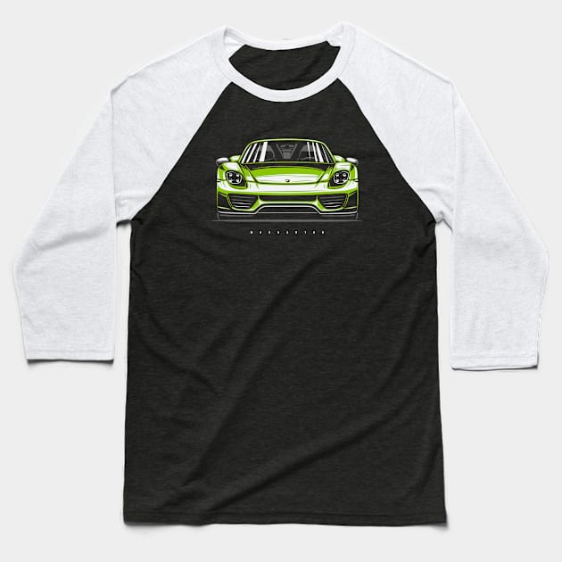 918 Spyder Hybrid Baseball T-Shirt by Markaryan